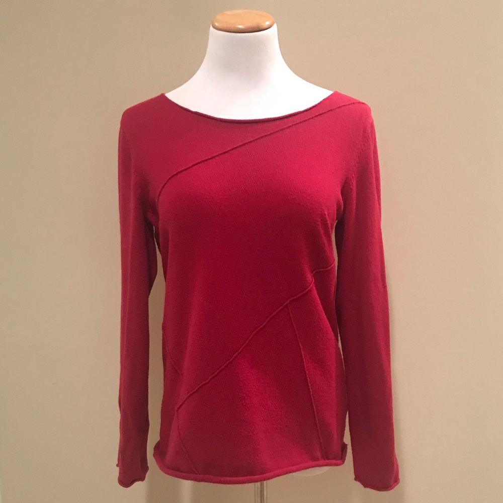 calvin klein red sweater